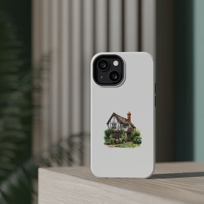 Magnetic Phone Cases, Whimsical Cottage Design, Unique Gift, Phone Accessory, Artful Cases for Nature Lovers, Customized Options