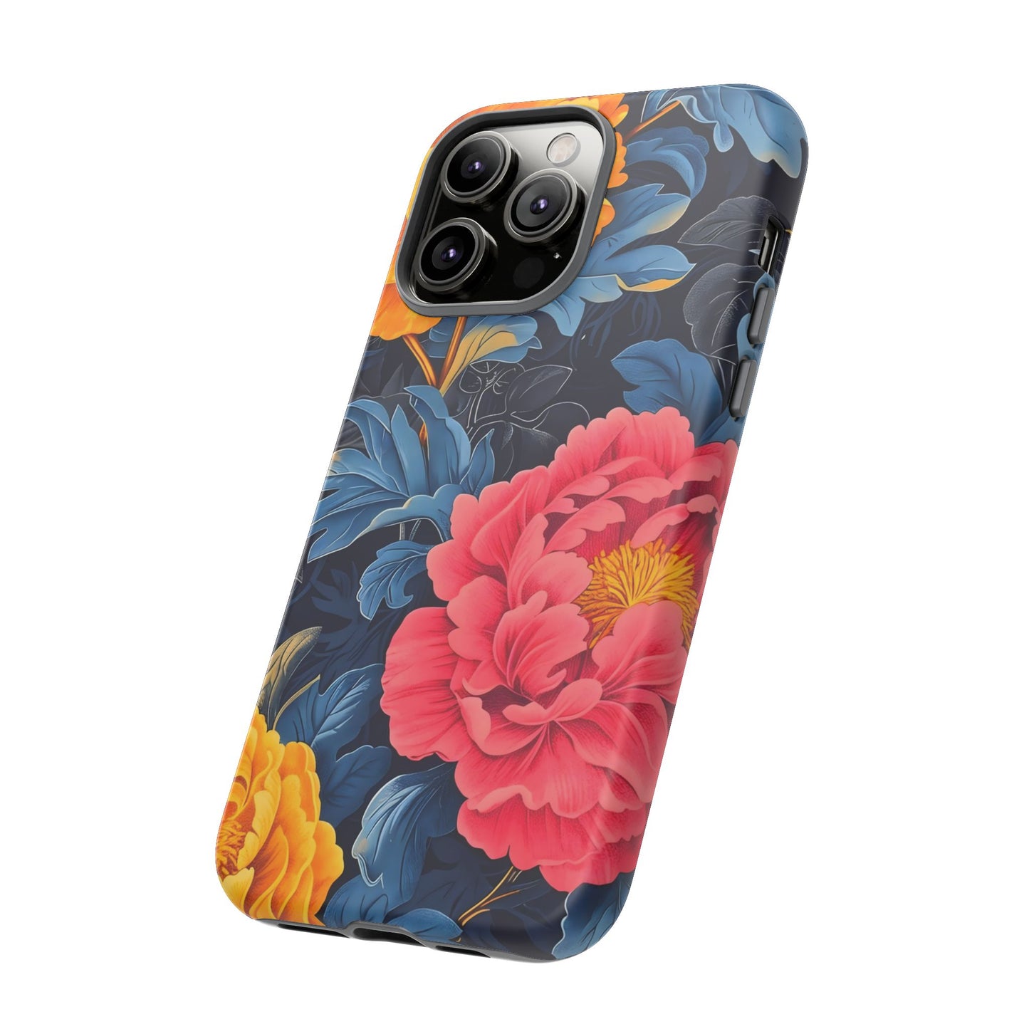 Floral Phone Case, Tough Cases, Stylish Mobile Cover, Gifts for Her, Phone Accessories, Unique Flower Design