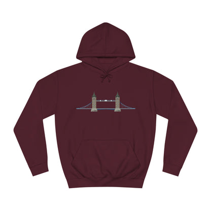 Tower Bridge Iconic Unisex College Hoodie