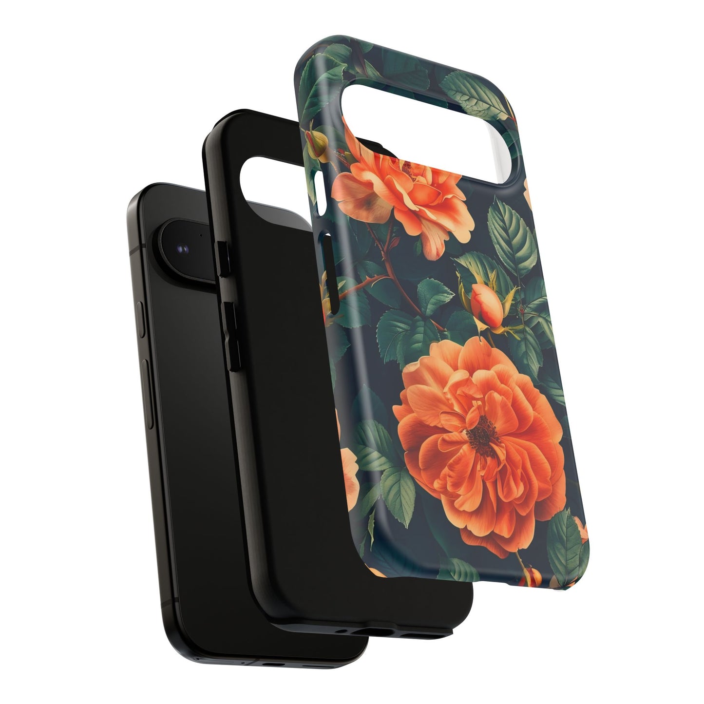 Floral Phone Case, Tough Cases for Nature Lovers, Botanical Design, Phone Protection, Gift for Her, Trending Floral Accessories
