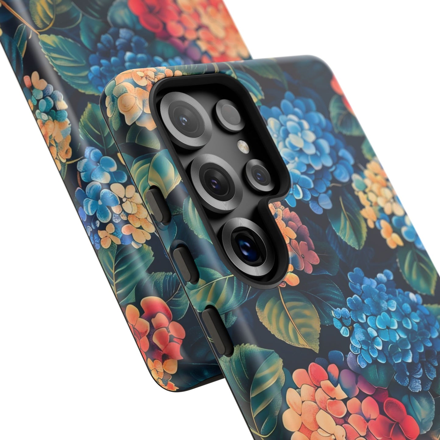 Floral Phone Case, Stylish Tough Case for Gardener Gift, Flower Lover Accessory, Pretty Floral Design, Protective Case