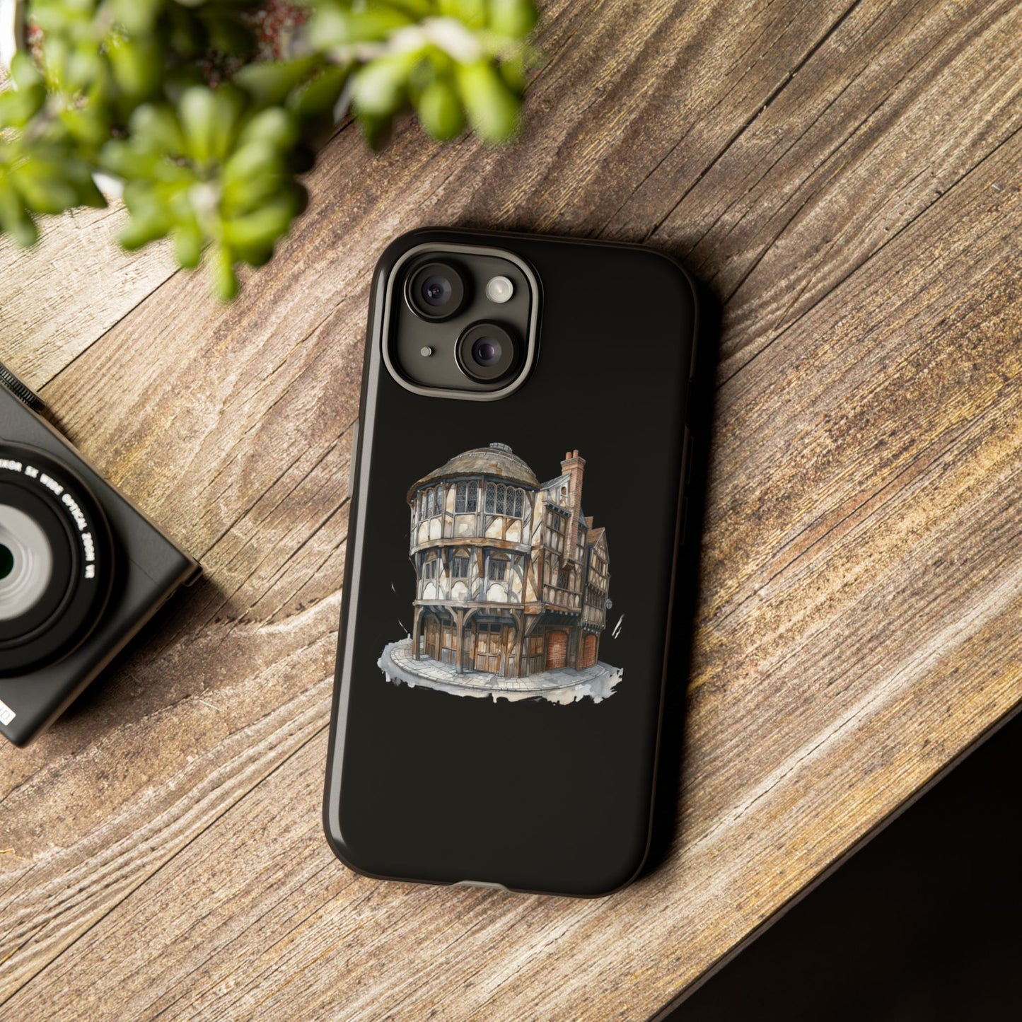 Stylish Phone Case featuring Unique Building Design, Art Lover Gift, Durable Phone Cover, Trendy Gadget Accessory, Unique Gift for Her