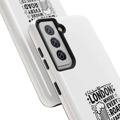 London Pub Themed Tough Phone Case - Perfect Gift for Travelers