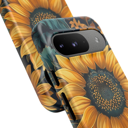 Sunflower Phone Case - Bright Floral Design, Stylish Tough Cover for Sunflower Lovers, Gift for Plant Enthusiasts, Mom Gift, Nature Lovers