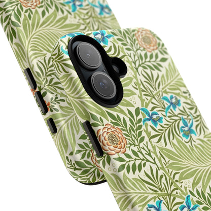 Tough Cases Phone Case, Botanical Print Phone Cover, Floral Smartphone Accessory, Nature-Inspired Tech Gear, Gift for Plant Lovers