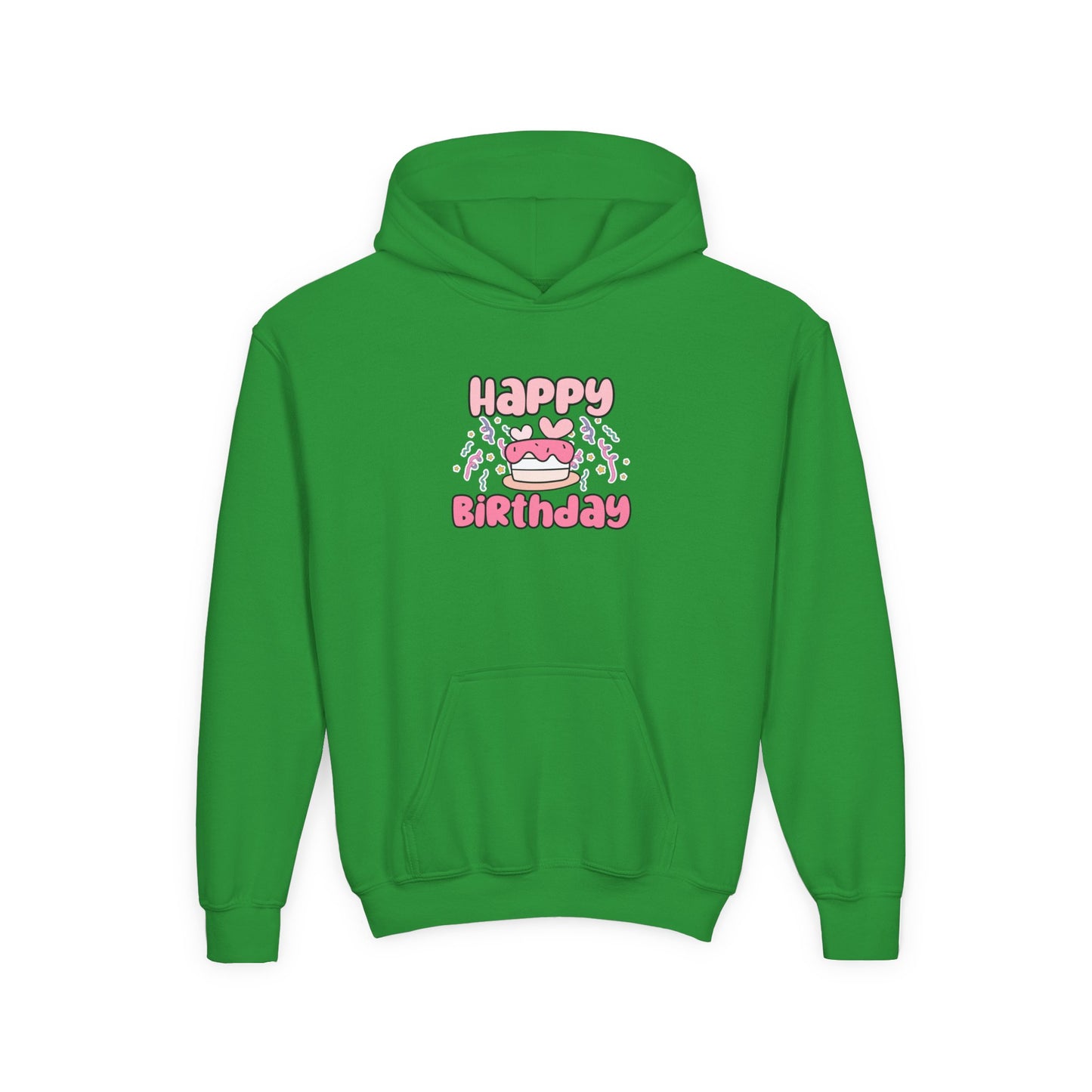 Happy Birthday Youth Hoodie for Celebration