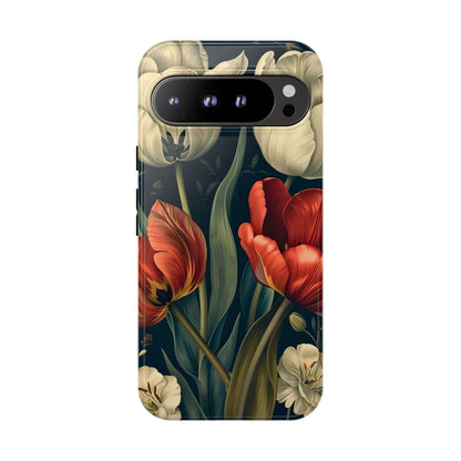 White Flower Tough Cases