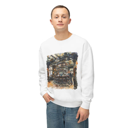 Unisex Lightweight Crewneck Sweatshirt Classy - Cozy British Pub