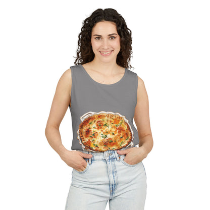 Unisex Garment-Dyed Tank Top - Kitchen Wall Art with Food Illustration