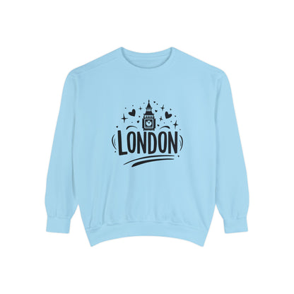 Unisex Garment-Dyed Sweatshirt Trendy - Love London