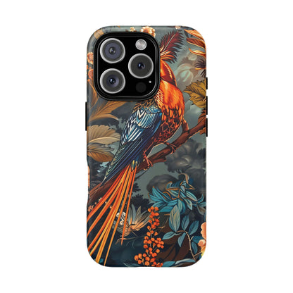 Vibrant Phone Case with Exotic Bird Design, Floral Phone Cover, Tough Case for Nature Lovers, Unique Gift Idea, Phone Accessory, [...]