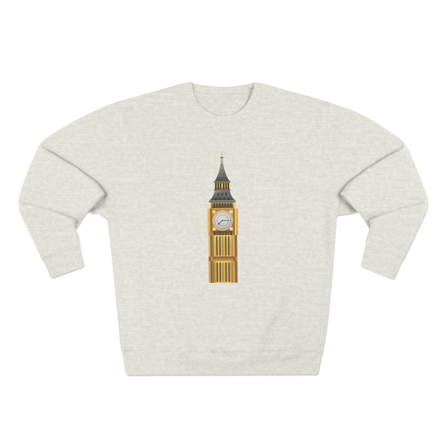 Unisex Crewneck Sweatshirt - Iconic Big Ben Clock Tower