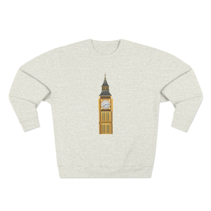 Unisex Crewneck Sweatshirt - Iconic Big Ben Clock Tower