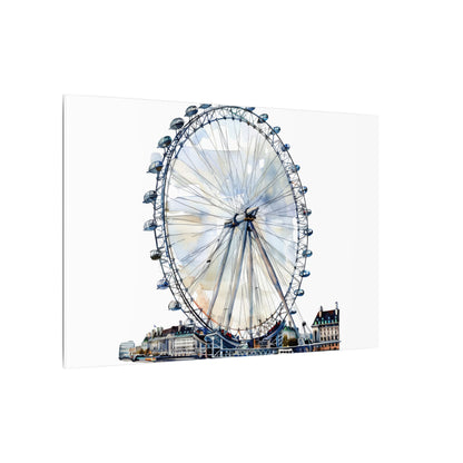 London Eye Canvas Print, Wall Art Decor, Travel Gift, Home Decoration, Unique Art Piece