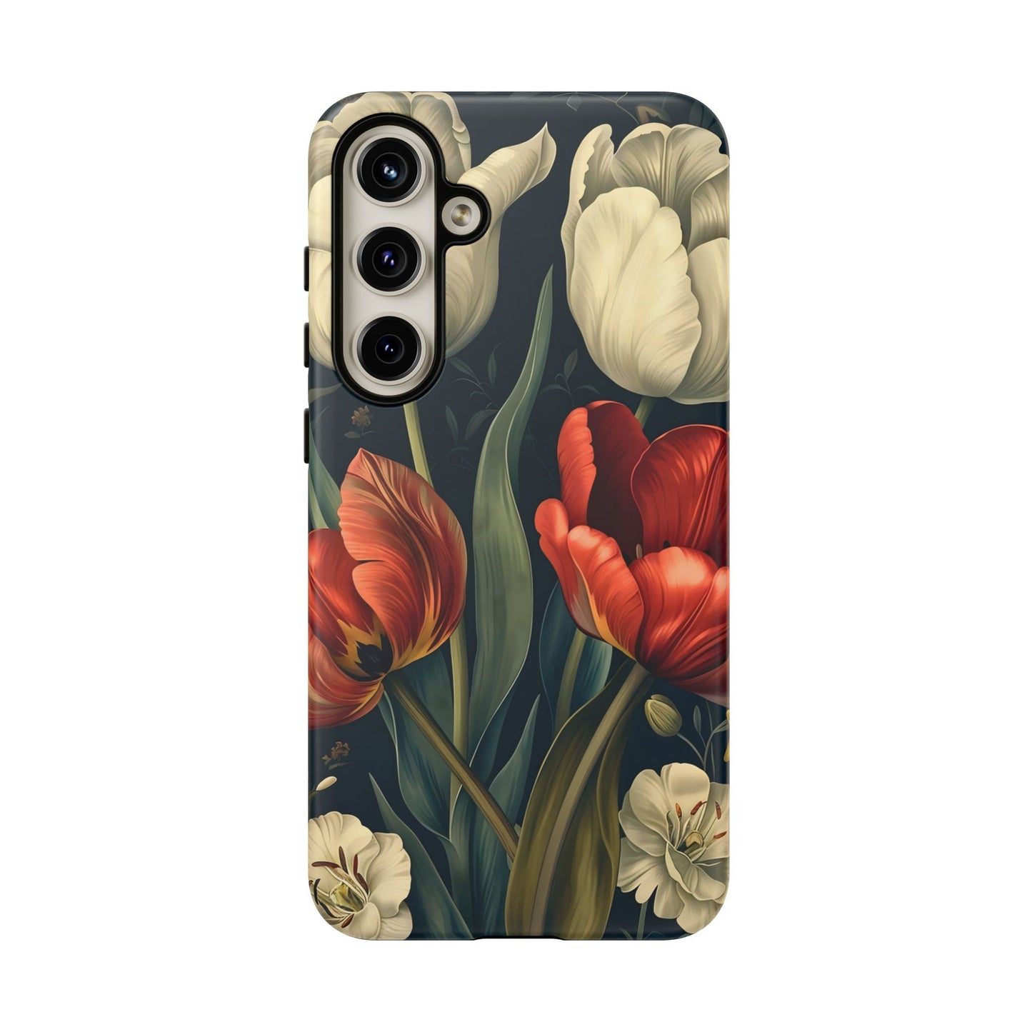 White Flower Tough Cases