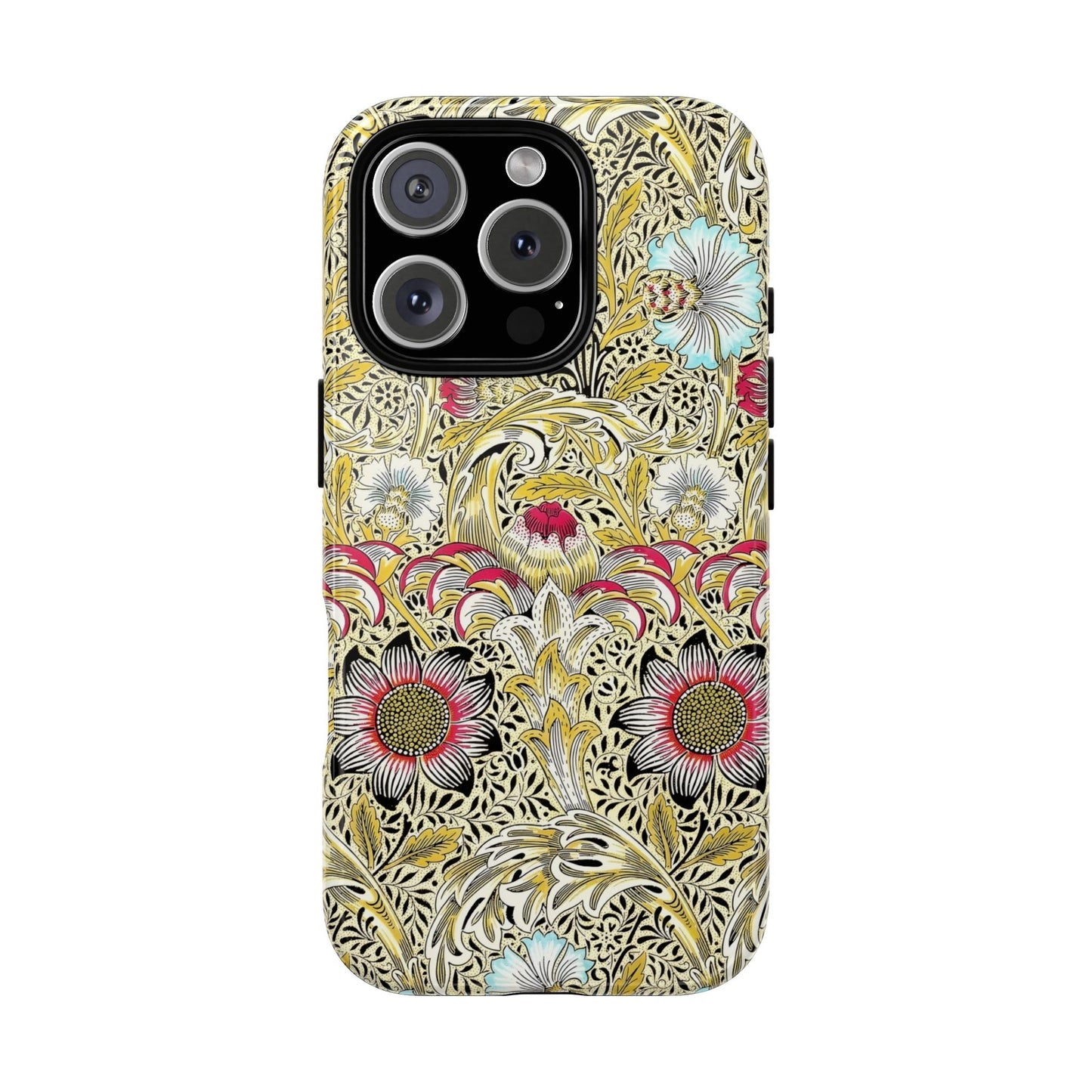 Floral Phone Case - Tough Cases, Floral Design, Stylish, Protective, Unique Gift for Her, Phone Accessories