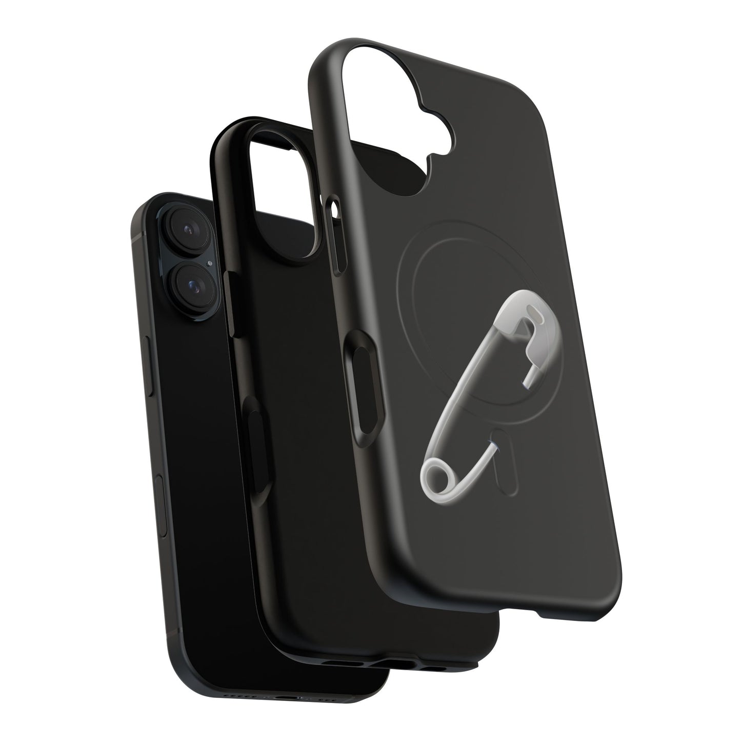 Tough Magnetic Phone Case featuring Safety Pin Design, Stylish Protector for iPhone, Unique Gifts for Friends, Trendy Mobile Cover, [...]