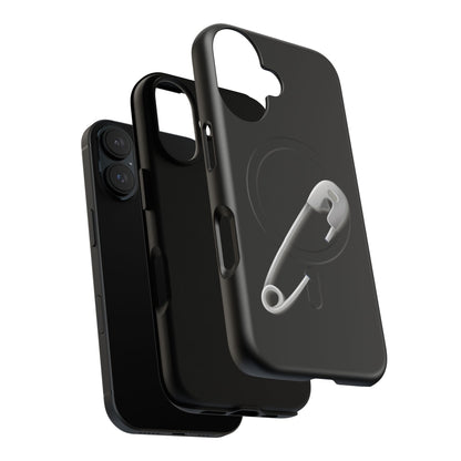 Tough Magnetic Phone Case featuring Safety Pin Design, Stylish Protector for iPhone, Unique Gifts for Friends, Trendy Mobile Cover, [...]
