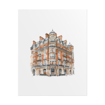 Elegant Architectural Rolled Posters, Art Prints for Home Decor, Gift for Housewarming, Wall Art for Living Room, Unique Art Decor