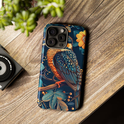 Nature-Inspired Phone Case | Artistic Bird Design | Tough Cases for Nature Lovers, Unique Gift, Eco-Friendly, Wildlife Decor