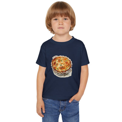 Toddler T-Shirt - Kitchen Wall Art with Food Illustration - Perfect for Food-Loving Kids!