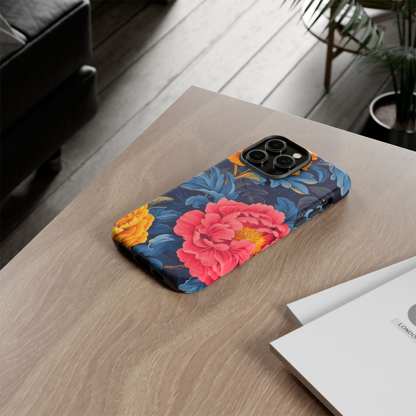Floral Phone Case, Tough Cases, Stylish Mobile Cover, Gifts for Her, Phone Accessories, Unique Flower Design