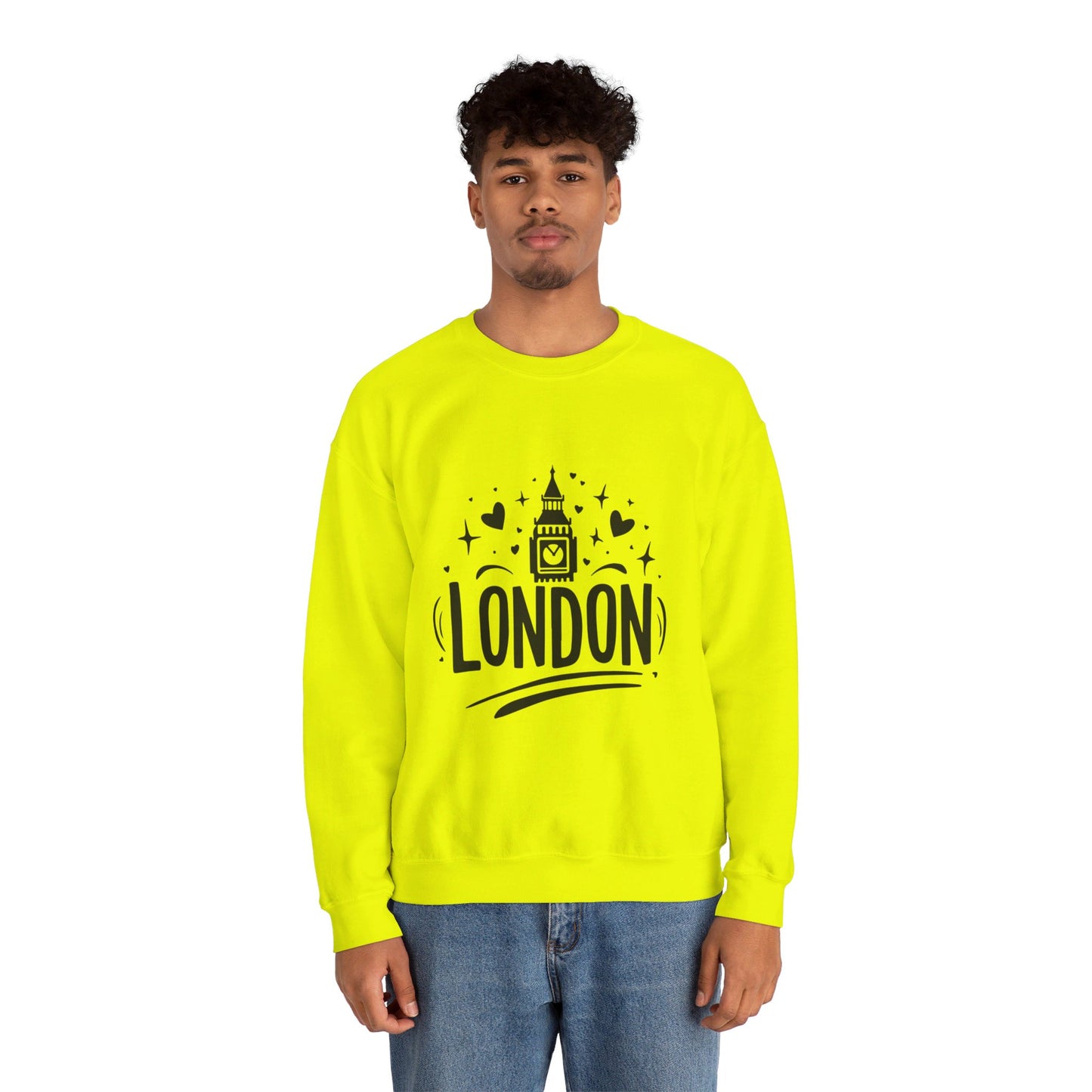 Unisex Heavy Blend™ Crewneck Sweatshirt Cozy  - Love London
