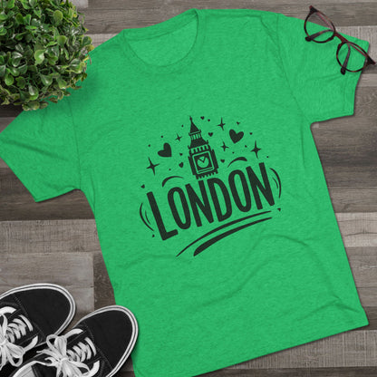 London Cozy Unisex Tri-Blend Crew Tee