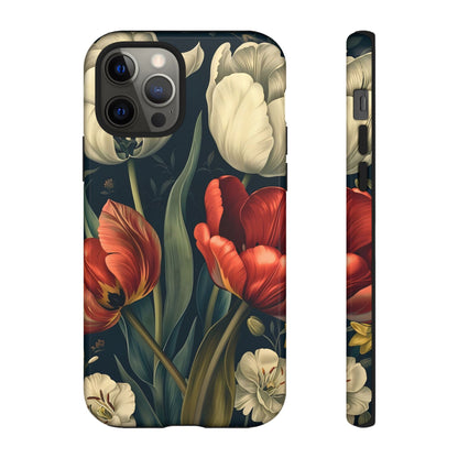 White Flower Tough Cases