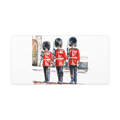 Royal Guards Canvas Print, British Wall Art, Home Decor, Unique Gift, London Culture