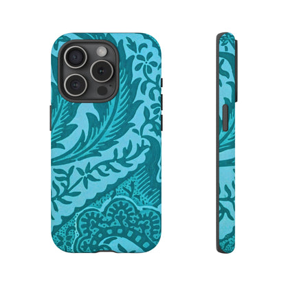 Protective Phone Case with Elegant Teal Design, Tough Cases, Floral Phone Cover, Stylish Smartphone Protection, Gifts for Her, Trendy [...]