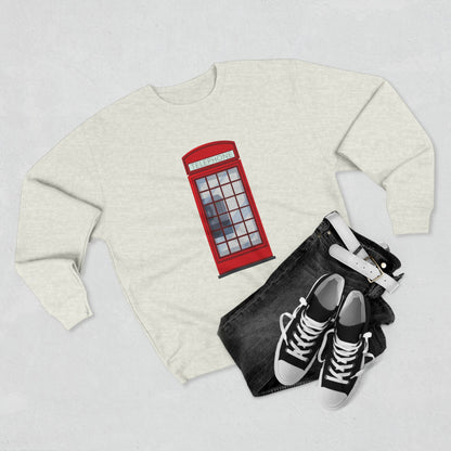 Unisex Crewneck Sweatshirt - Iconic British Public Telephone