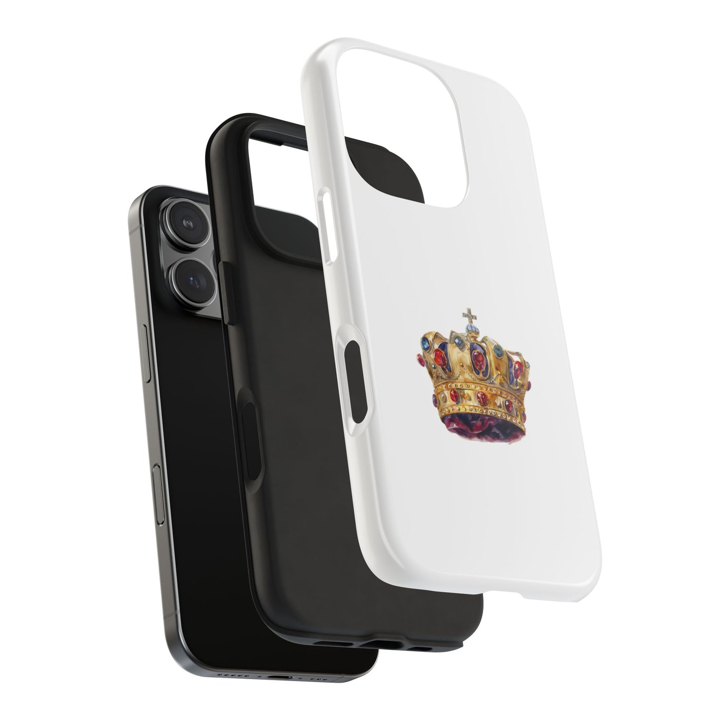 Royal Crown Tough Phone Case - Durable and Stylish Protection