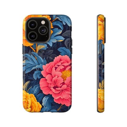 Floral Phone Case, Tough Cases, Stylish Mobile Cover, Gifts for Her, Phone Accessories, Unique Flower Design