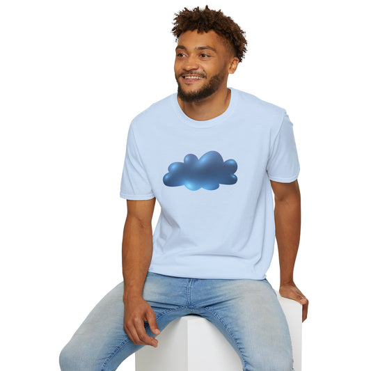 Serene Cloudscape - Dreamy Cloud Versatile  Unisex Softstyle T-Shirt