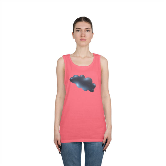 Unisex Heavy Cotton Tank Top - Serene Cloudscape - Dreamy Cloud Design