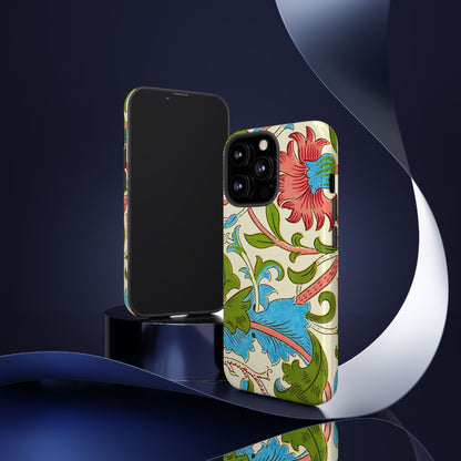 Tough Floral Phone Case - Artistic Smartphone Cover, Floral Print Gift, Protective Case | For Nature Lovers, Stylish Accessory, Phone [...]
