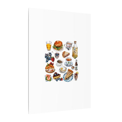 Breakfast Feast Canvas Print, Food Art, Kitchen Decor, Gifting for Food Lovers, Brunch Vibes, Wall Art