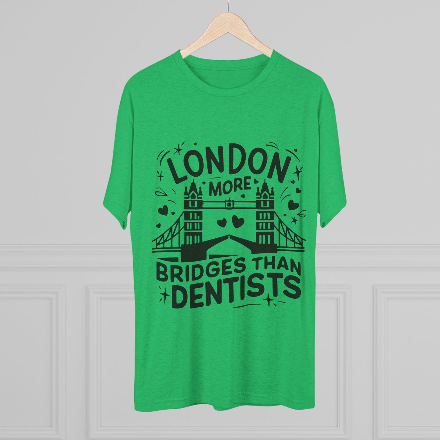 London is having more Brigdes Elegant Unisex Tri-Blend Crew Tee