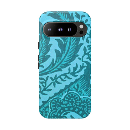 Protective Phone Case with Elegant Teal Design, Tough Cases, Floral Phone Cover, Stylish Smartphone Protection, Gifts for Her, Trendy [...]