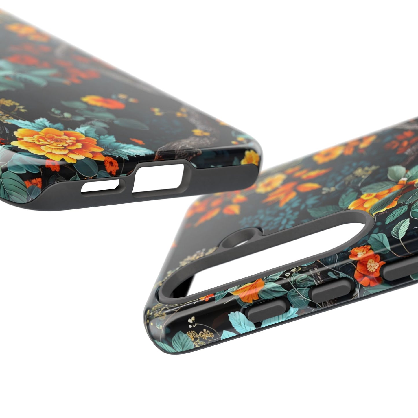 Floral Phone Case | Tough Cases, Protective Cover, Gift for Her, Autumn Vibes, Floral Phone Accessory, Unique Design