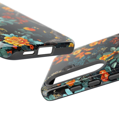 Floral Phone Case | Tough Cases, Protective Cover, Gift for Her, Autumn Vibes, Floral Phone Accessory, Unique Design