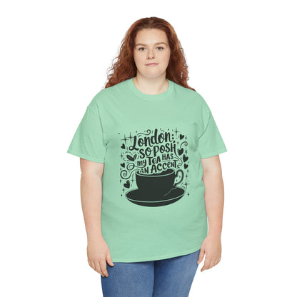 Unisex Heavy Cotton Tee - London's Nostalgic Tea