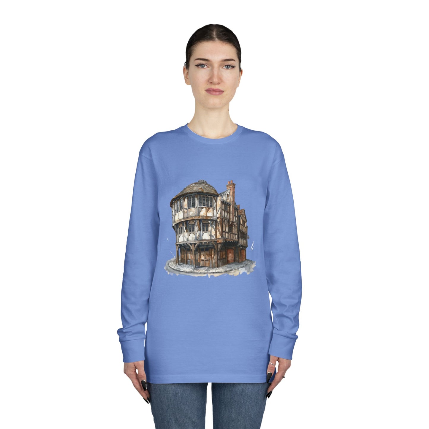 Long Sleeve Crewneck Tee - Classy British Pub