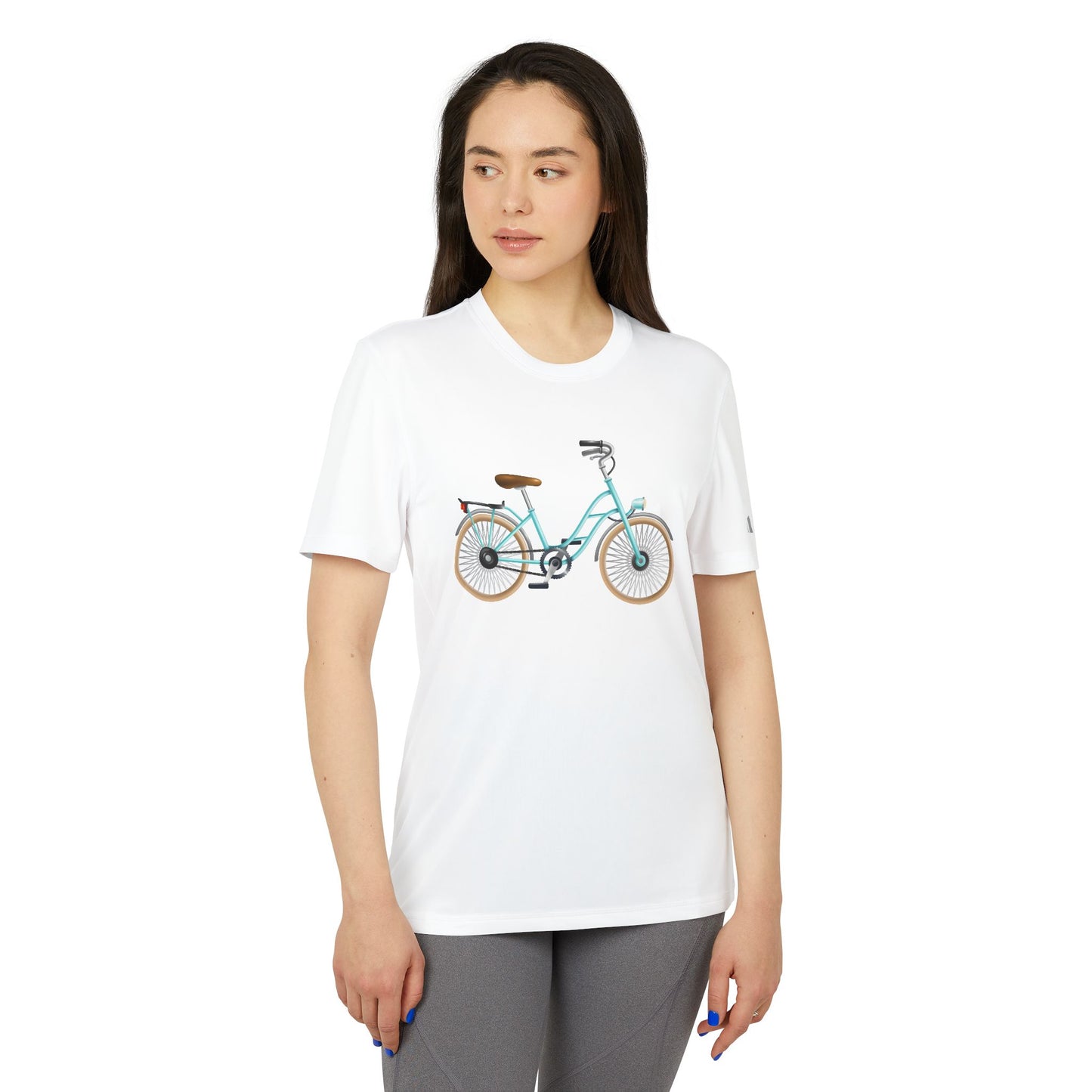 Adidas Unisex Bicycle Graphic Sport T-Shirt - Perfect for Active Lifestyles - Classic Bicycle Illustration - London Style