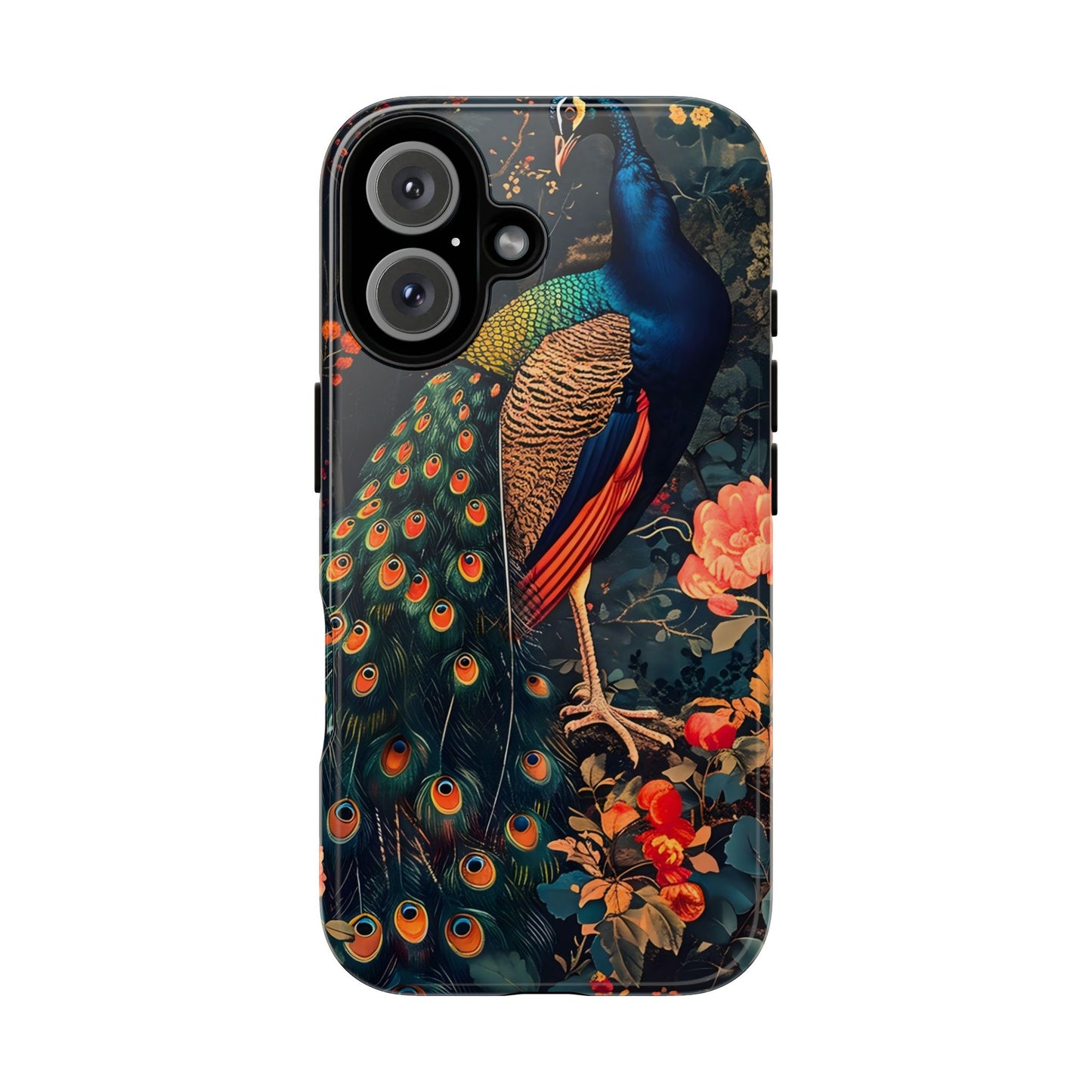 Peacock Phone Case - Artistic Floral Design, Tough Covers for iPhone, Stylish Mobile Accessories, Gift for Nature Lovers, Unique Cell [...]