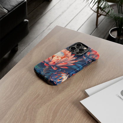 Floral Phone Case | Tough Cases, Floral Design, Phone Accessory, Gift for Her, Customizable Case, Nature Lover Gift