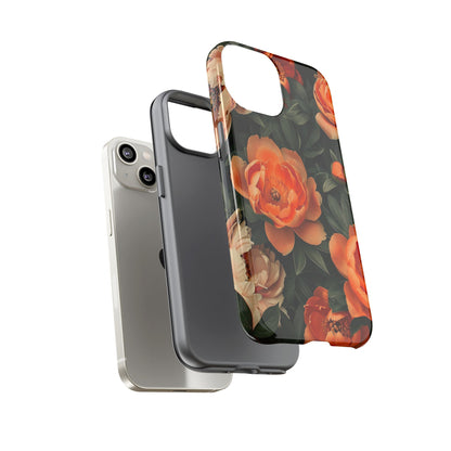 Stylish Floral Phone Case, Tough Cases, Floral Phone Cover, Gift for Her, Spring Accessories, Mother's Day, Phone Protection