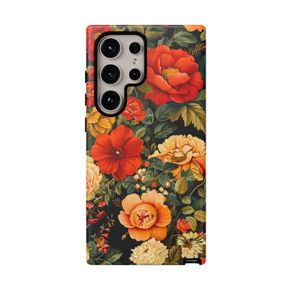 Floral Phone Case, Tough Cases, Decorative Tech Accessories, Gift for Her, Nature Lover Gift, Boho Style Case, Spring Floral Cover