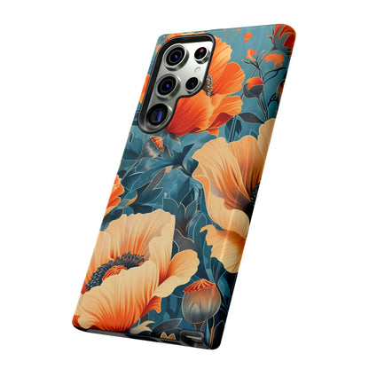 Floral Phone Case, Tough Cases for Protection and Style, Spring Aesthetic, Gift for Her, Phone Accessory for Nature Lovers